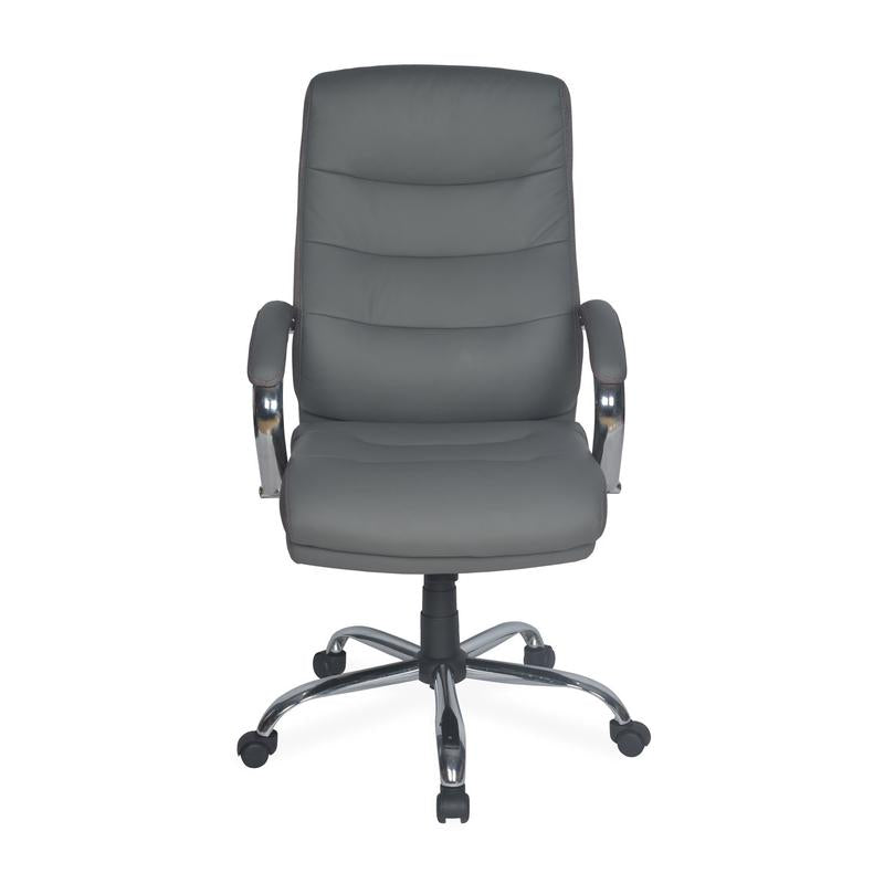 Nilkamal Neal High Back Office Chair (Grey) with Laptop Stand Complimentary | HOMEGENIC.