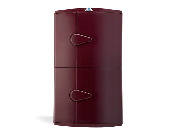 Nilkamal Blooms Plastic Wall Mount 2 Door Corner Cabinet