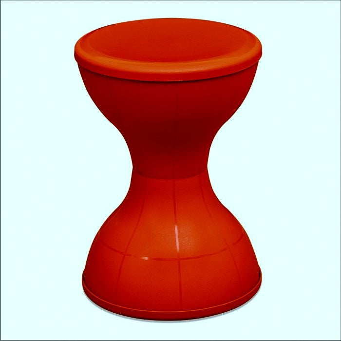 Nilkamal Plastic Stool Set of 02 (Red) | HOMEGENIC.