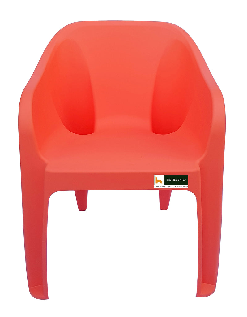 Eeezy Futura Plastic Chairs Matte Finish European Design | HOMEGENIC.