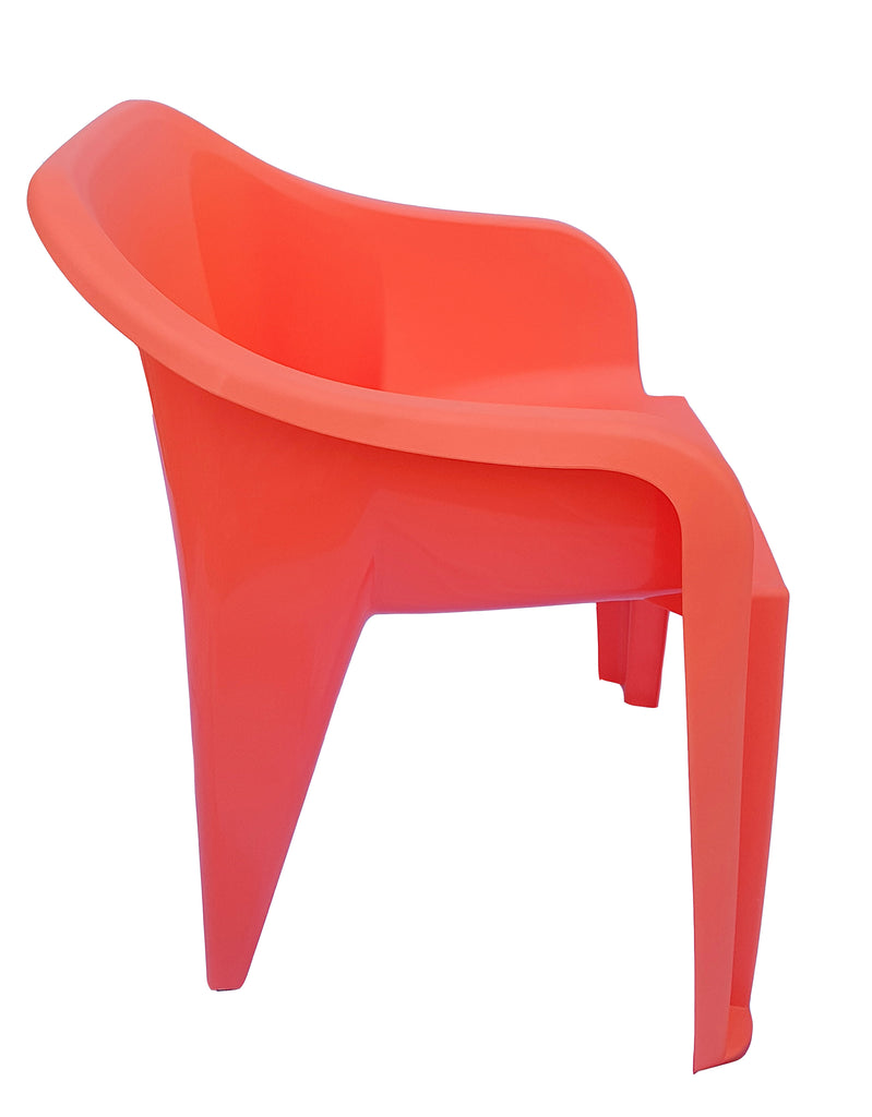 Eeezy Futura Plastic Chairs Matte Finish European Design | HOMEGENIC.