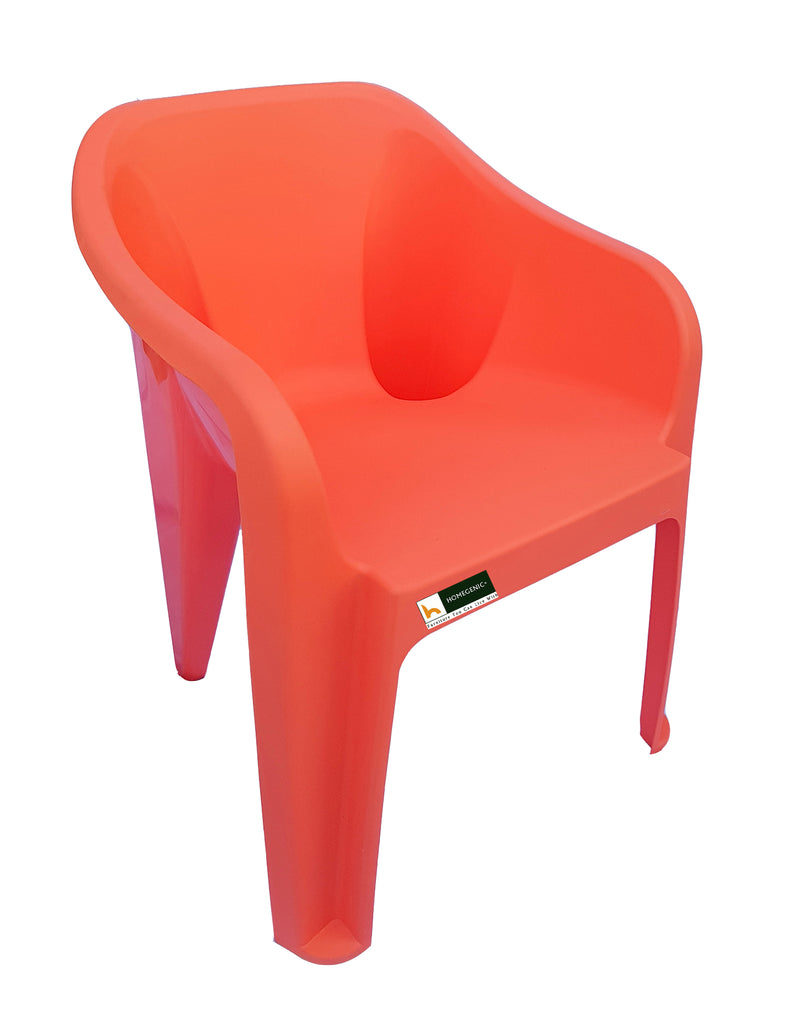 Eeezy Futura Plastic Chairs Matte Finish European Design | HOMEGENIC.
