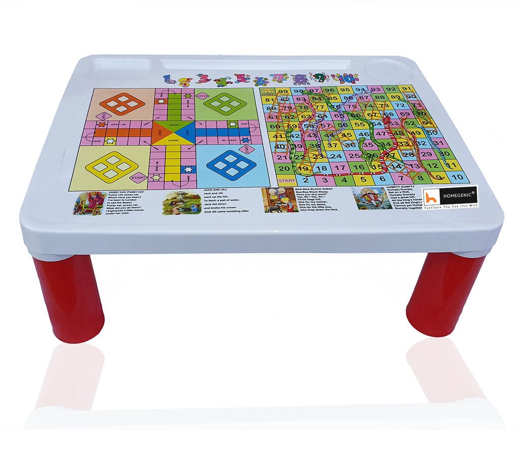 Homegenic Kids Study Table and Table Set (for kids upto 8 years) Plastic Material | HOMEGENIC.