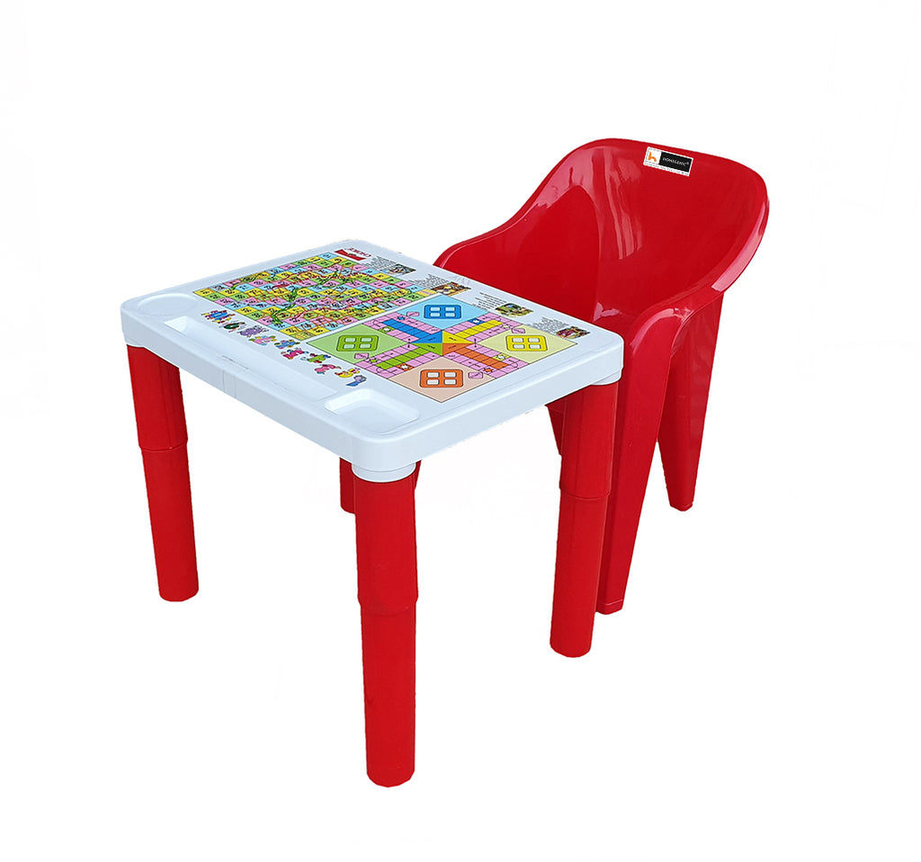 Homegenic Kids Study Table and Table Set (for kids upto 8 years) Plastic Material | HOMEGENIC.