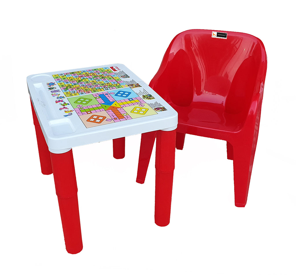 Homegenic Kids Study Table and Table Set (for kids upto 8 years) Plastic Material | HOMEGENIC.