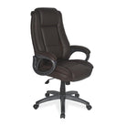 Nilkamal Sara High Back Chair (Brown) with Laptop Stand Complimentary | HOMEGENIC.