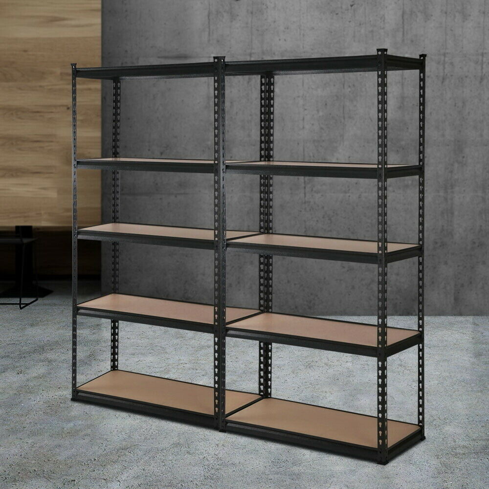 Homegenic Boltless Multi Purpose Adjustable Rack with Laminated Engineered Wood Shelves | HOMEGENIC.