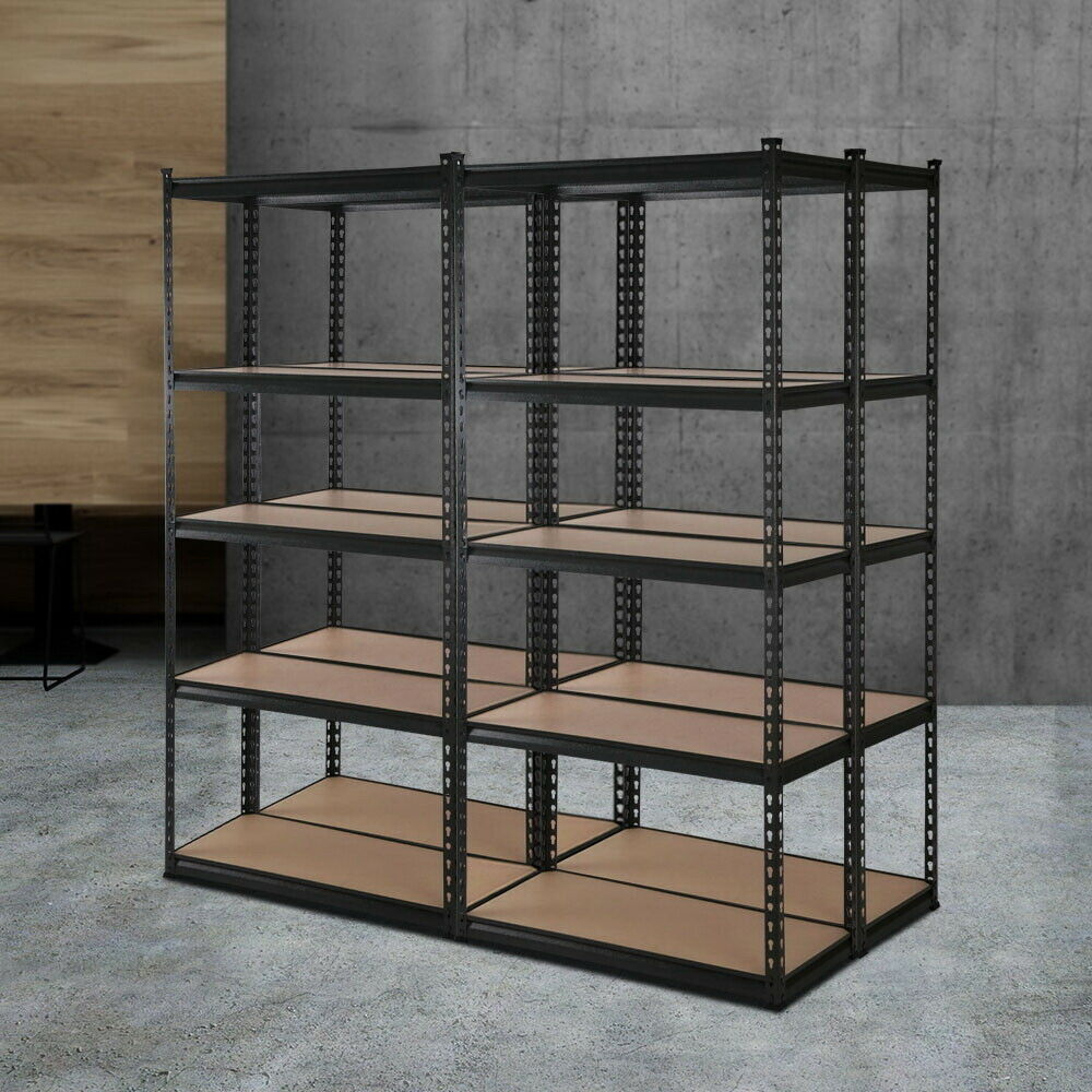 Homegenic Boltless Multi Purpose Adjustable Rack with Laminated Engineered Wood Shelves | HOMEGENIC.