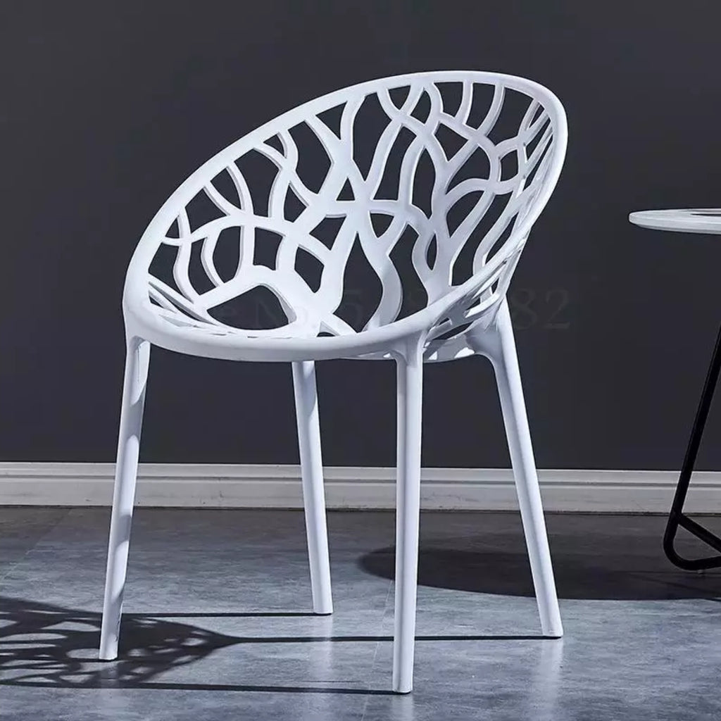 Nilkamal Crystal PP Chairs (White Color) | HOMEGENIC.