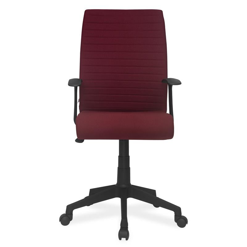 Nilkamal Thames Mid Back Fabric Chair with Laptop Stand Complimentary | HOMEGENIC.