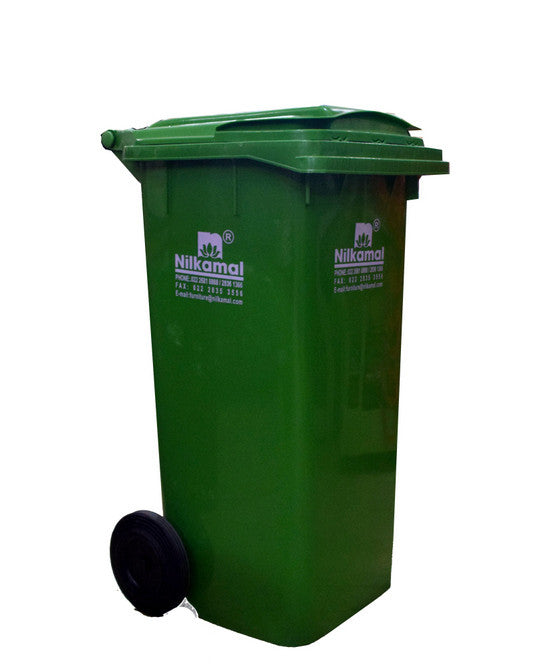 Nilkamal 120 Ltr Wheel Garbage Dustbin (Swachh Bharat Mission) | HOMEGENIC.