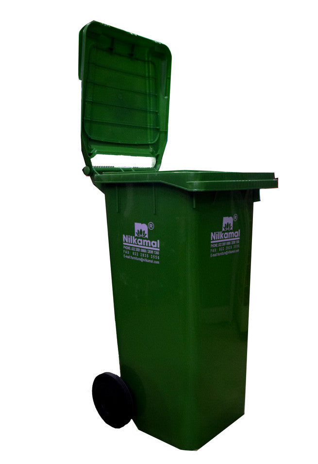 Nilkamal 120 Ltr Wheel Garbage Dustbin (Swachh Bharat Mission) | HOMEGENIC.