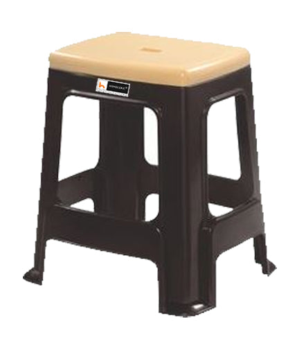 Nilkamal Plastic Stool STL23 Duo Color | HOMEGENIC.