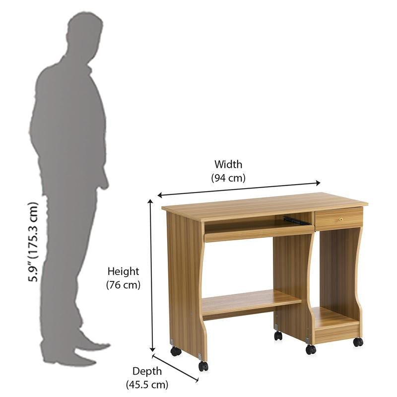 Nilkamal Zenith Computer Table with Laptop Stand Complimentary | HOMEGENIC.