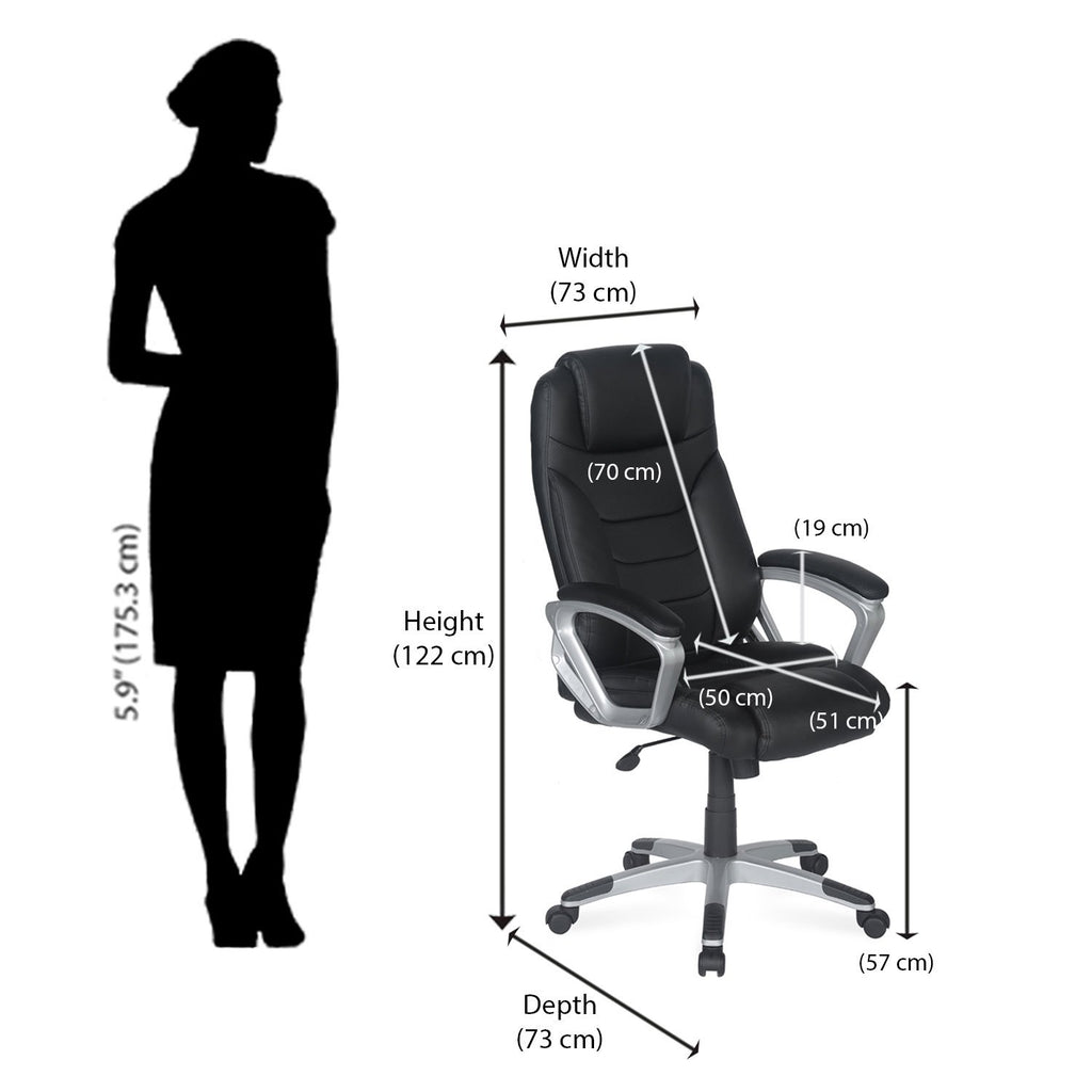 Nilkamal Zydo High Back Office Chair | HOMEGENIC.