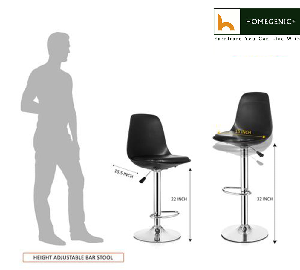 Rapid Bar Stool for Kitchen/Office/Bar | HOMEGENIC.