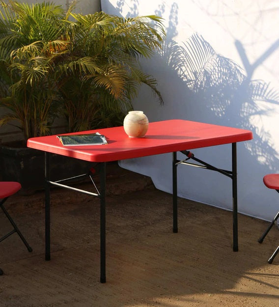 Supreme Swiss Blow Mould Folding Table (4 Feet) | HOMEGENIC.