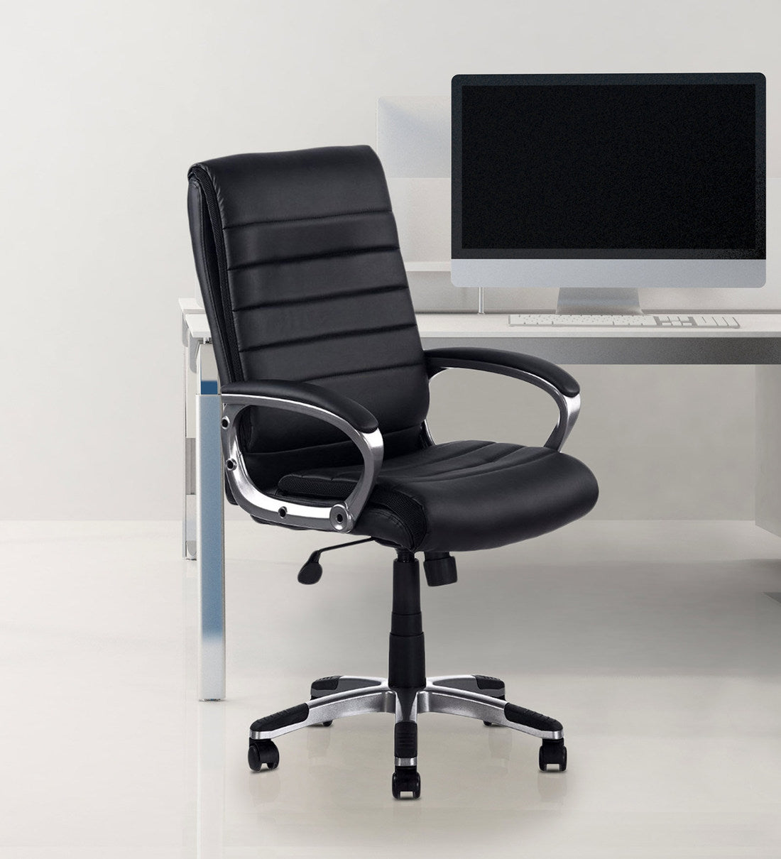 Nilkamal Bold Executive Office Chair Black HOMEGENIC