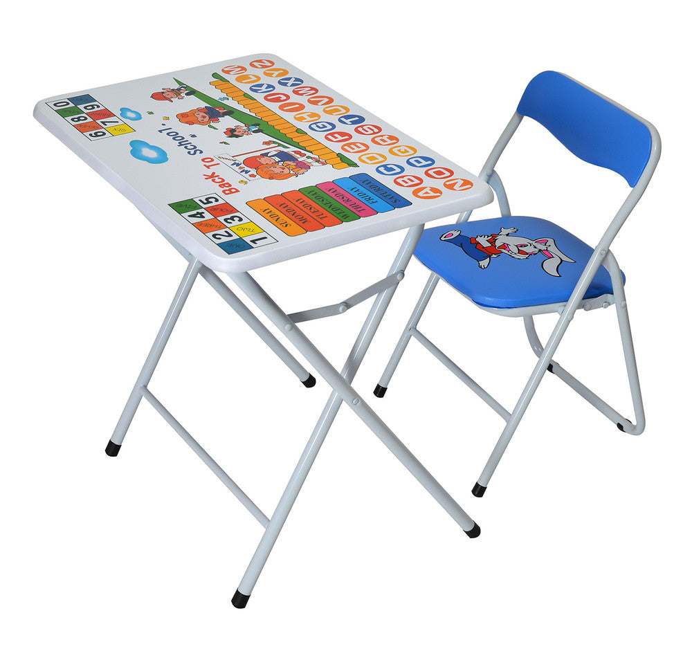 nilkamal apple junior study set Baby study table set Nilkamal Joy study table Student Table set Nilkamal Joy Metal Desk Chair (Finish Color - White and Blue) Study Table for Kids Folding Study Table Metal Study Table