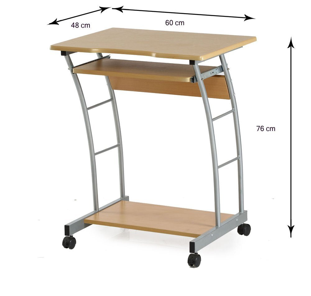 Nilkamal Leo Computer Table (Beech) | HOMEGENIC.