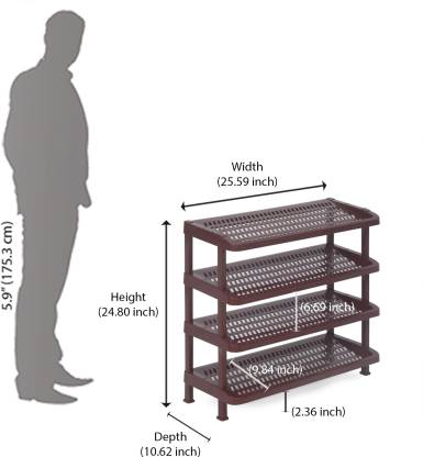 Nilkamal Multipurpose Rack 04 for Home and Kitchen | HOMEGENIC.