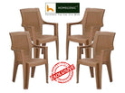 Nilkamal Mystique High Back Chair with Arm (RDB) | HOMEGENIC.