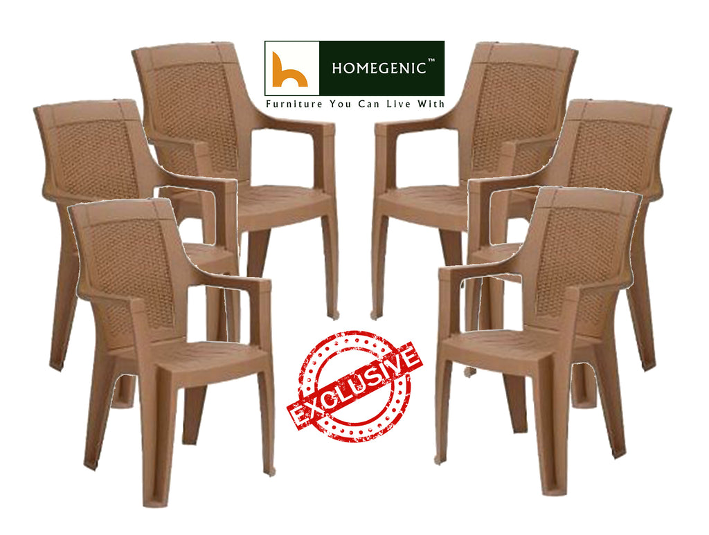 Nilkamal Mystique High Back Chair with Arm (RDB) | HOMEGENIC.