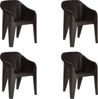Eeezy Futura Plastic Chairs Matte Finish European Design | HOMEGENIC.