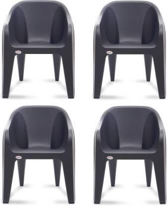 Eeezy Futura Plastic Chairs Matte Finish European Design | HOMEGENIC.