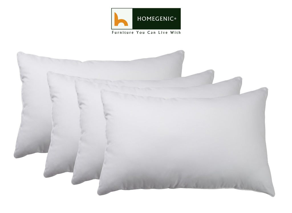 Nilkamal Comfy Soft Microfiber Pillows (24x16 in, White) | HOMEGENIC.