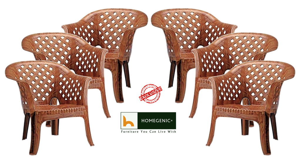 Nilkamal Solocane Sofa Chair (Pear Wood) | HOMEGENIC.