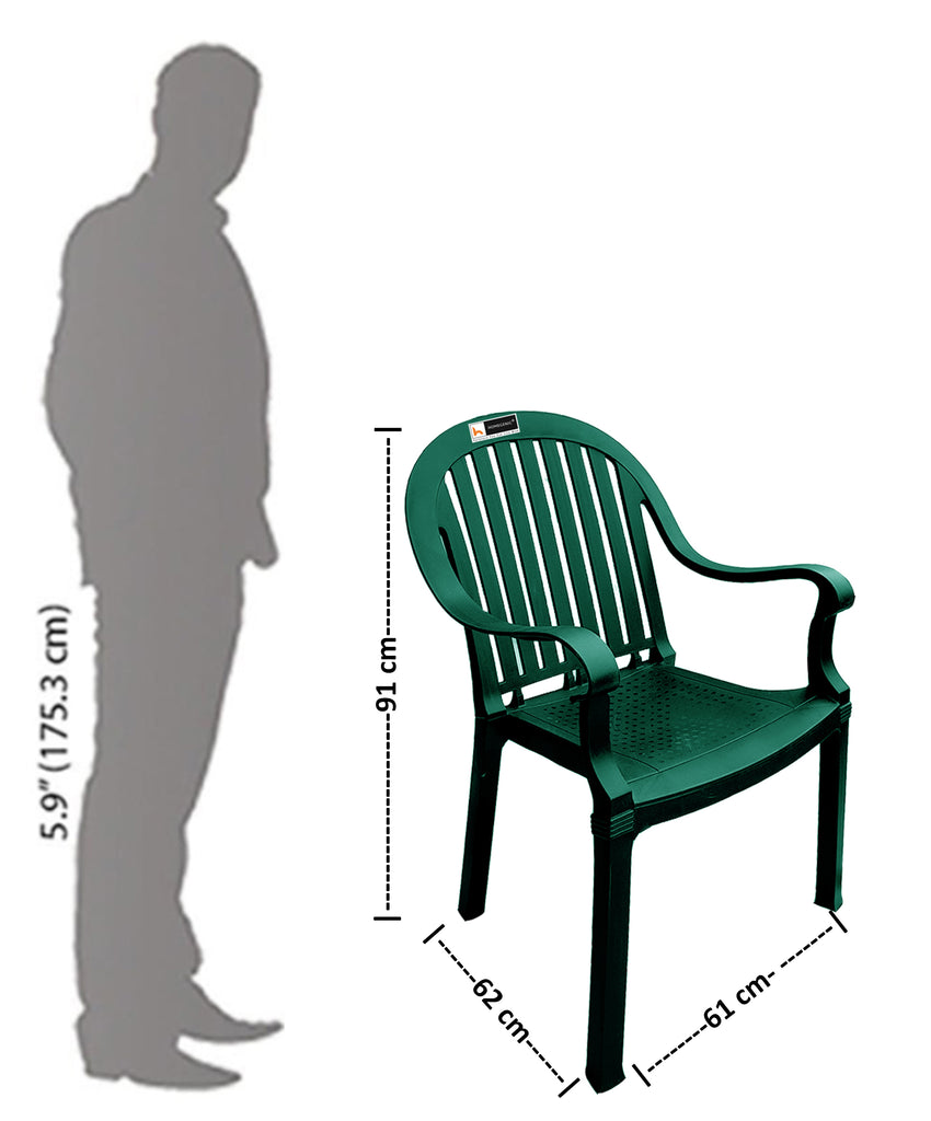 Homegenic Impulse Royal Chair (Antique Look) Matte Brown | HOMEGENIC.