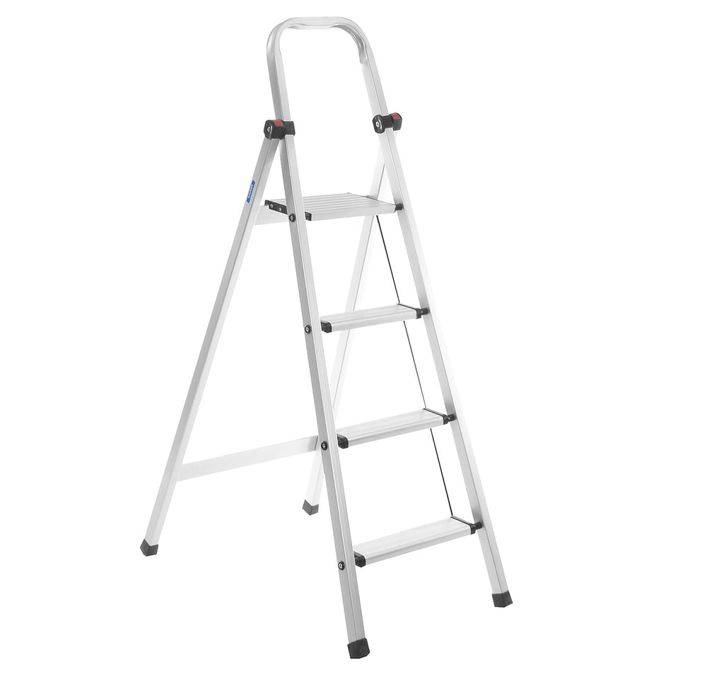 Nilkamal Splendid Standing Ladder (Silver) | HOMEGENIC.