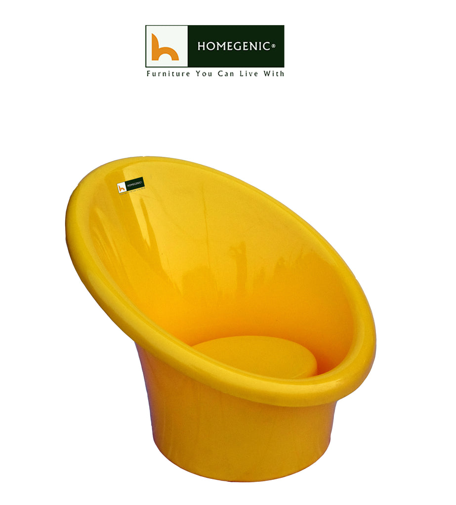 Nilkamal Tub Chair with Cushion- Set of 4 Chairs | HOMEGENIC.