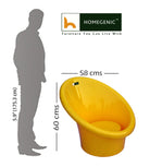 Nilkamal Tub Chair with Cushion- Set of 4 Chairs | HOMEGENIC.